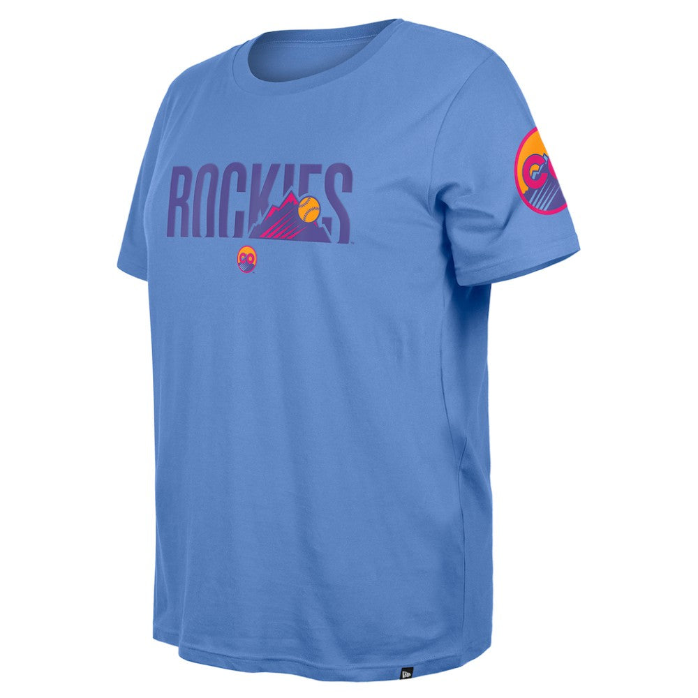 MLB Colorado Rockies New Era Women's 2025 City Connect Plus Size T-Shirt