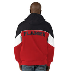 NHL Red/Black Calgary Flames Starter Power Forward Full-Zip Hoodie