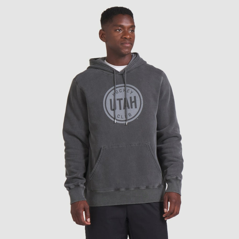 NHL Black Utah Mammoth Fanatics Redwood Dark Pullover Hoodie