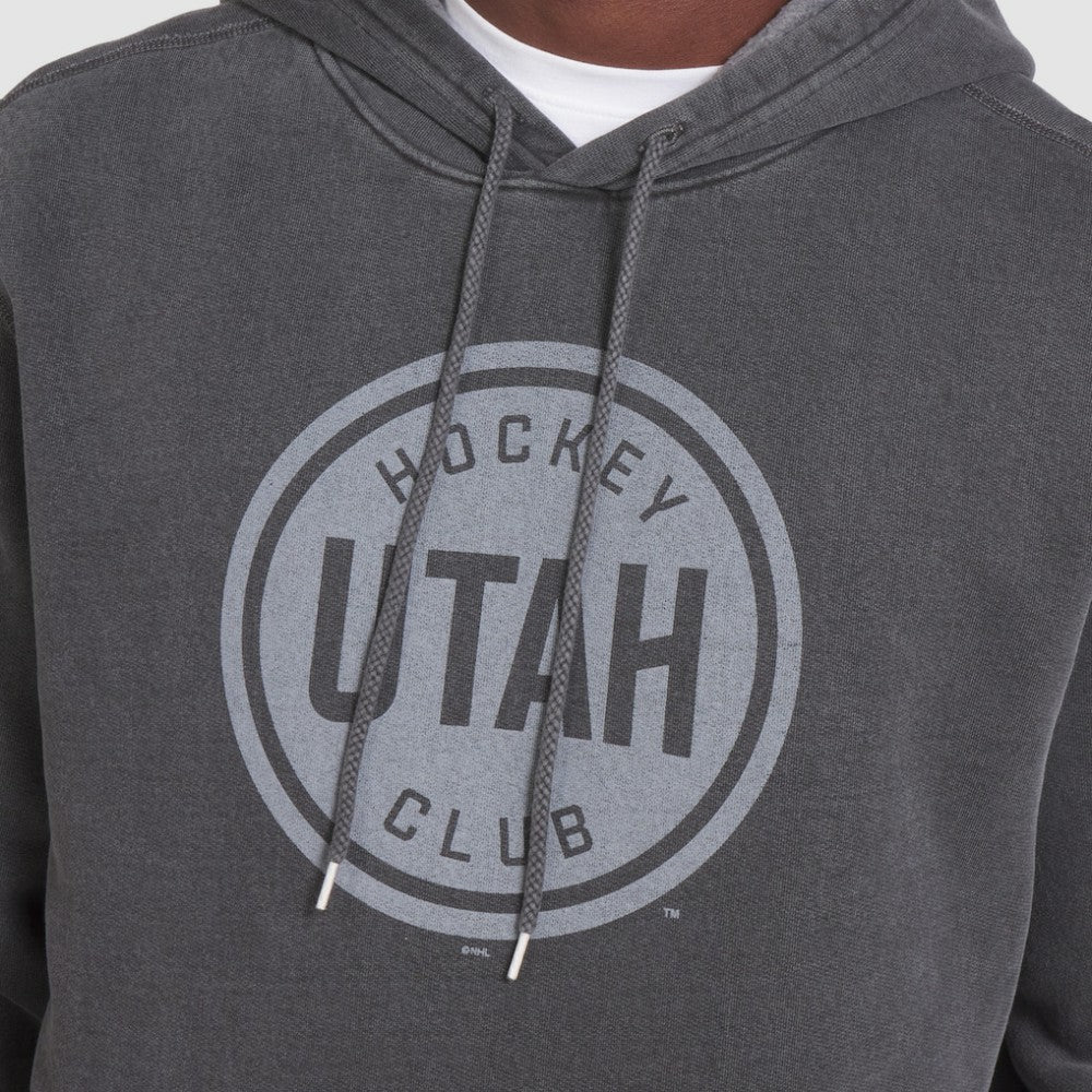 NHL Black Utah Mammoth Fanatics Redwood Dark Pullover Hoodie