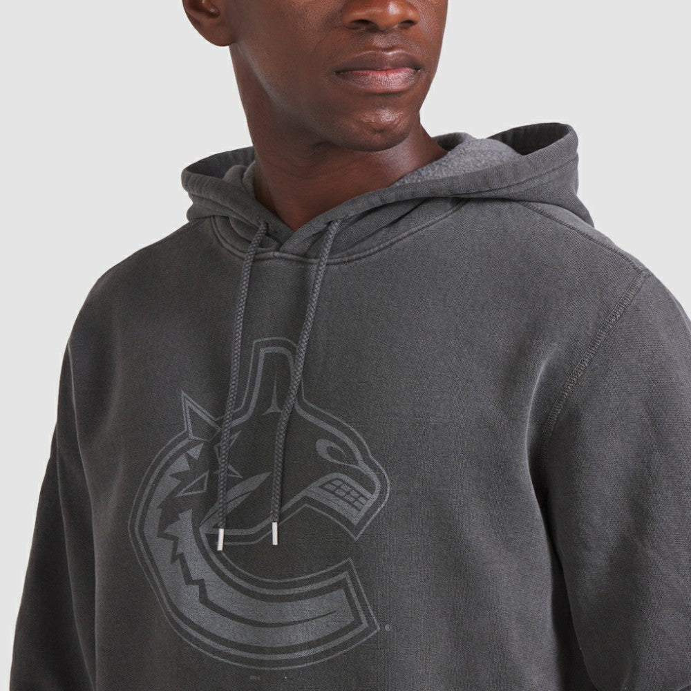 NHL Black Vancouver Canucks Fanatics Made in Canada Pullover Hoodie