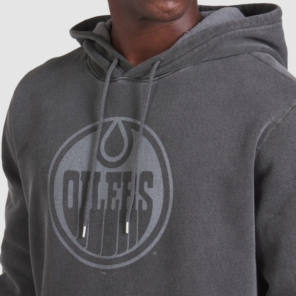 NHL Black Edmonton Oilers Fanatics Made in Canada Pullover Hoodie