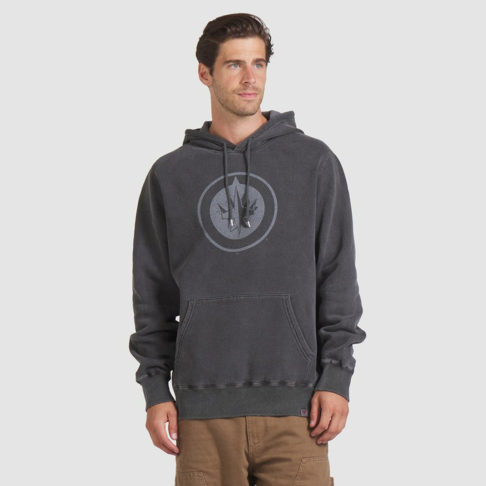 NHL Black Winnipeg Jets Fanatics Made in Canada Pullover Hoodie