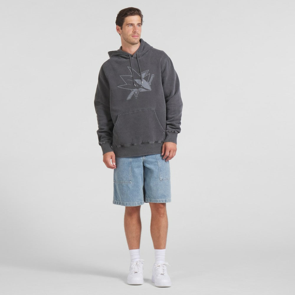 NHL Black San Jose Sharks Fanatics Made in Canada Pullover Hoodie