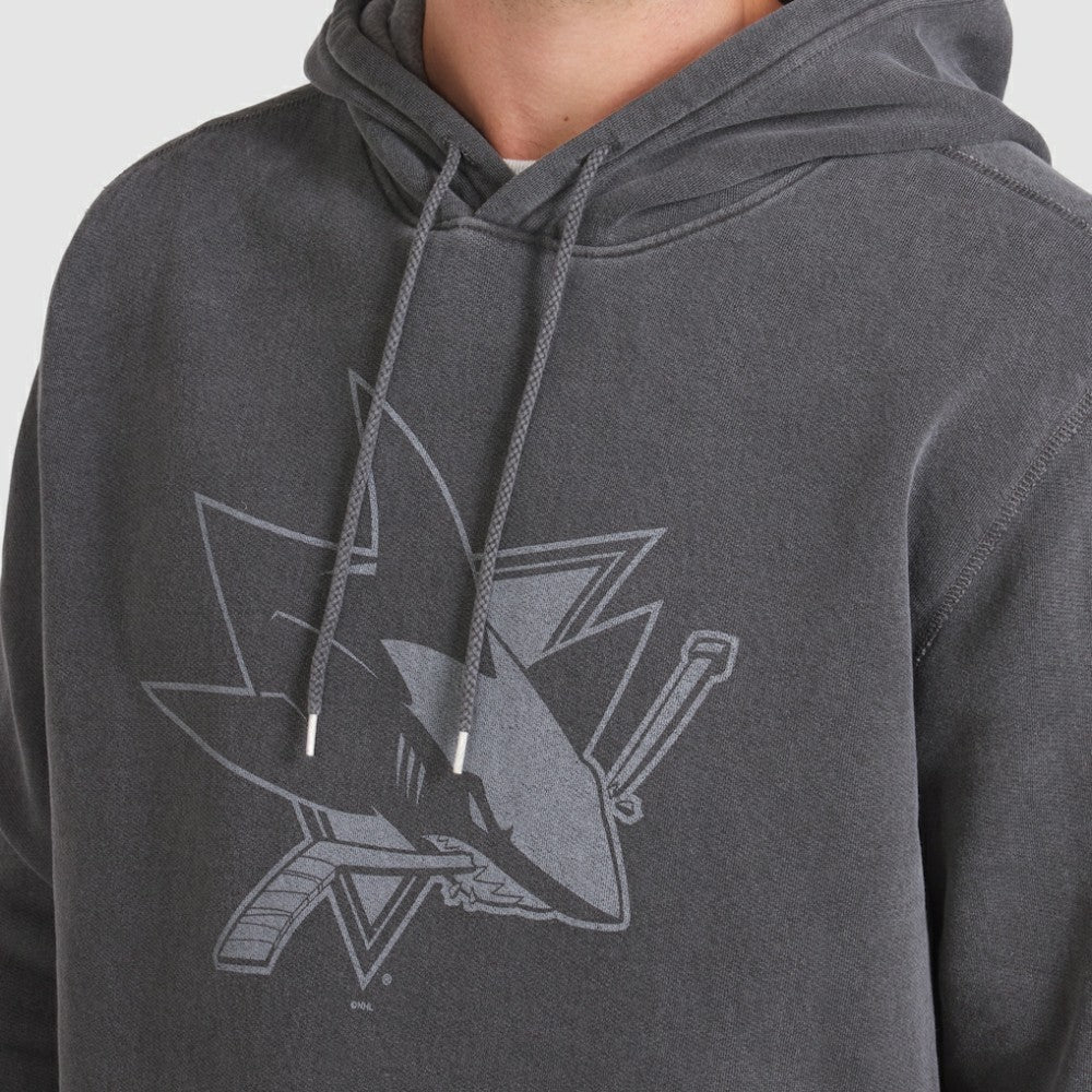 NHL Black San Jose Sharks Fanatics Made in Canada Pullover Hoodie