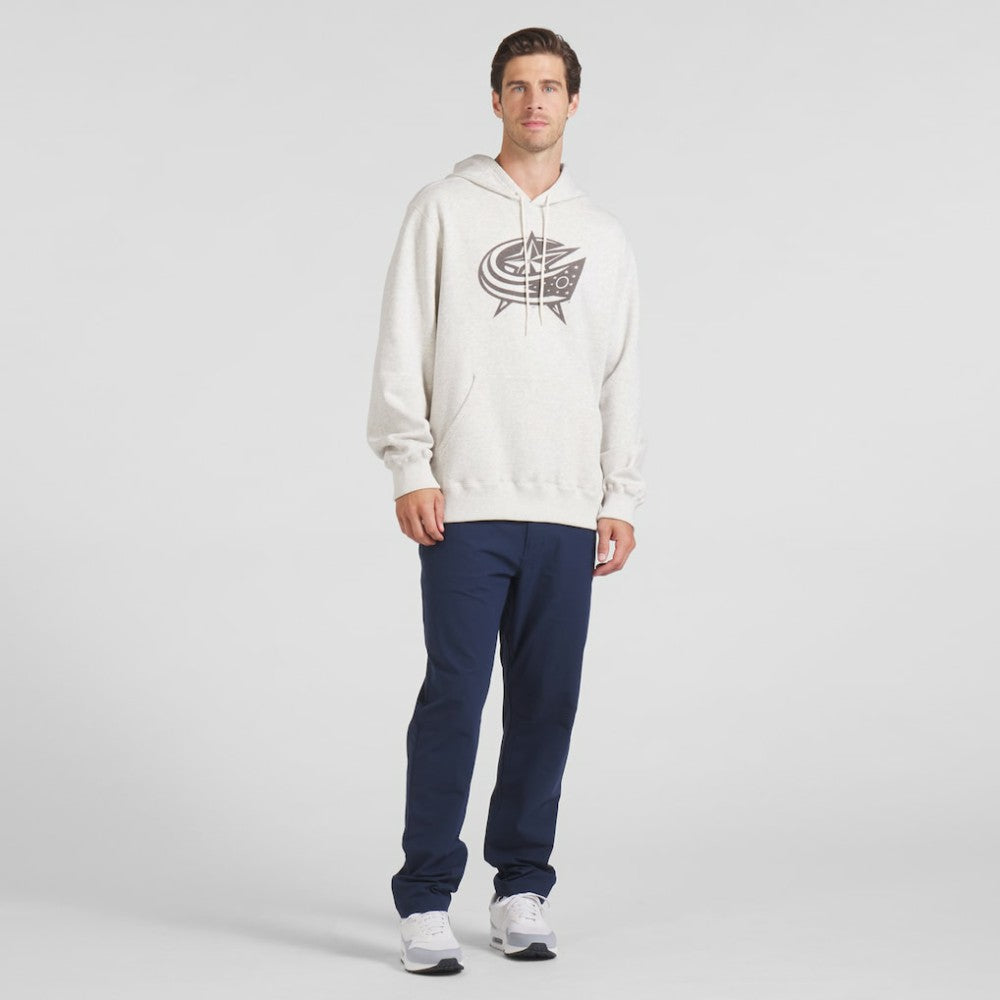 NHL Cream Columbus Blue Jackets Fanatics Made in Canada Pullover Hoodie