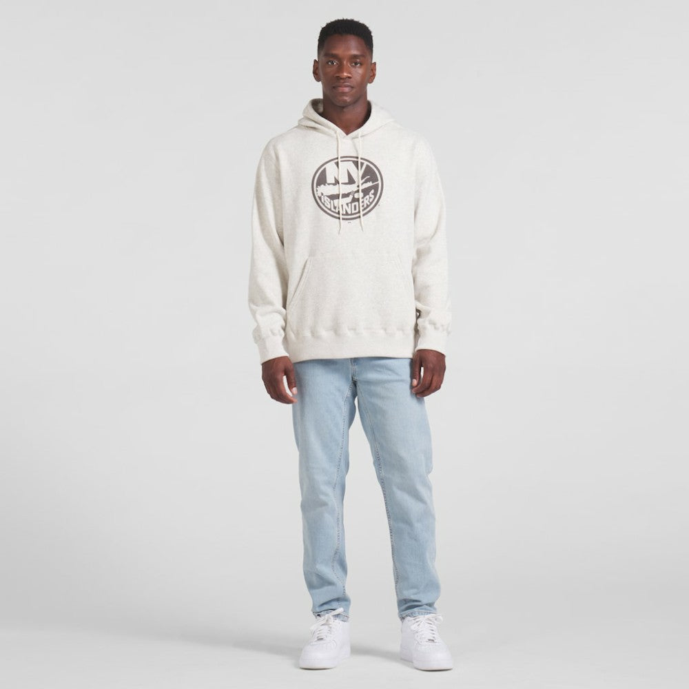 NHL Cream New York Islanders Fanatics Made in Canada Pullover Hoodie