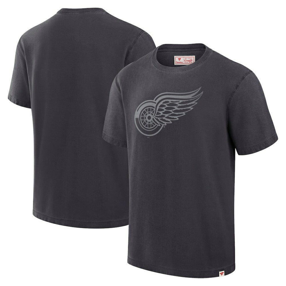 NHL Black Detroit Red Wings Fanatics Made in Canada T-Shirt