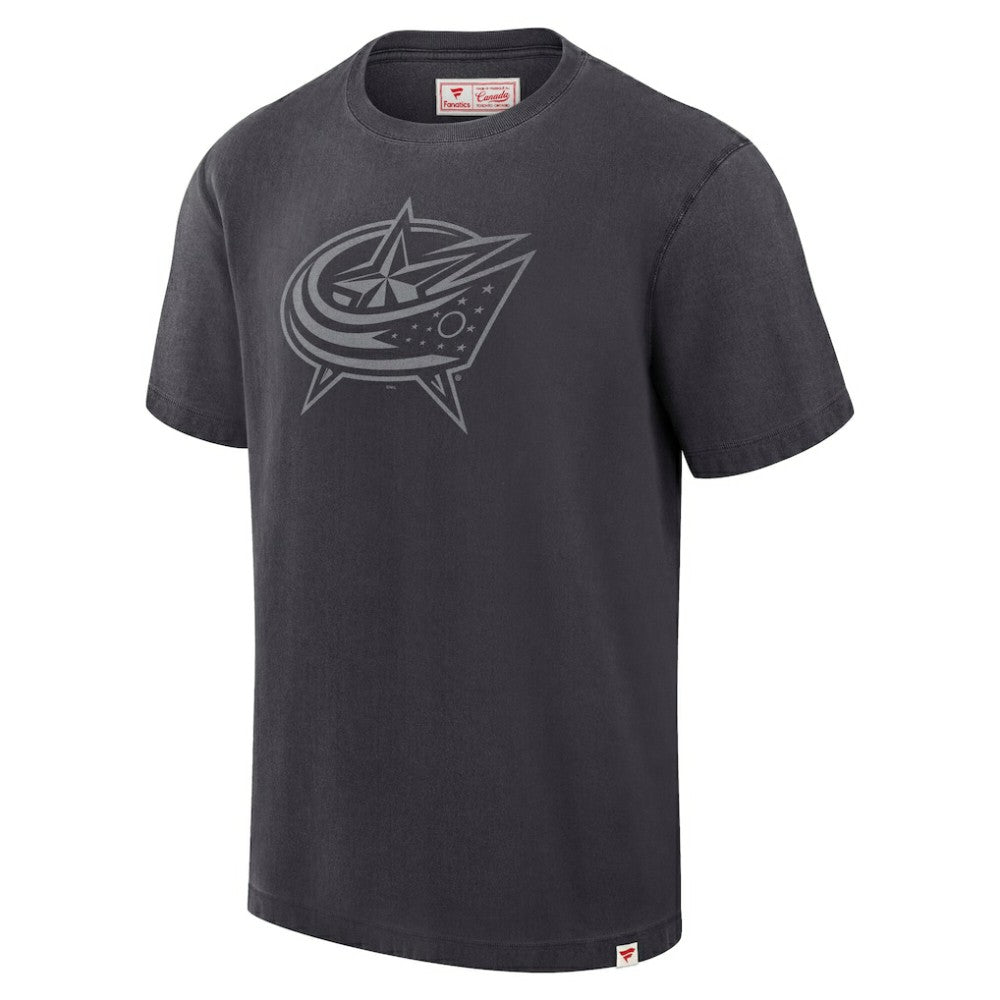 NHL Black Columbus Blue Jackets Fanatics Made in Canada T-Shirt