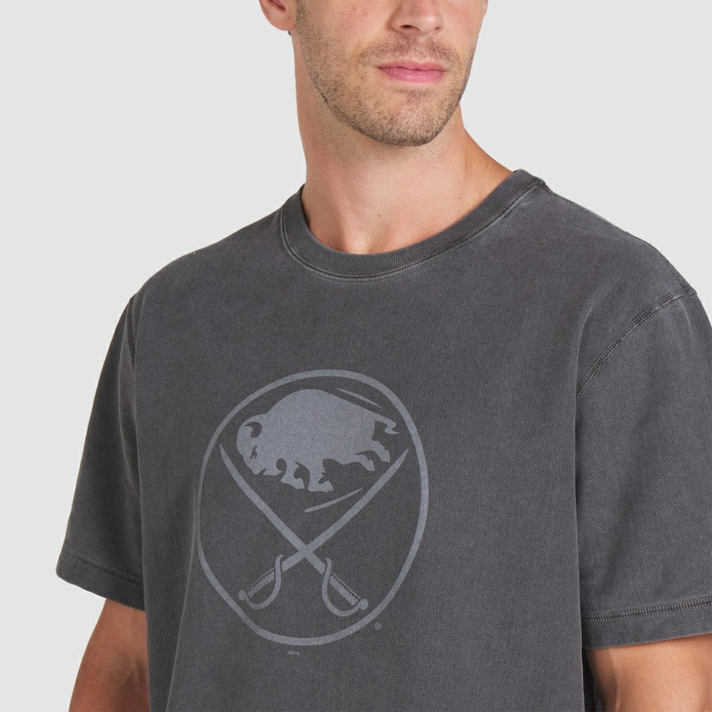 NHL Black Buffalo Sabres Fanatics Made in Canada T-Shirt