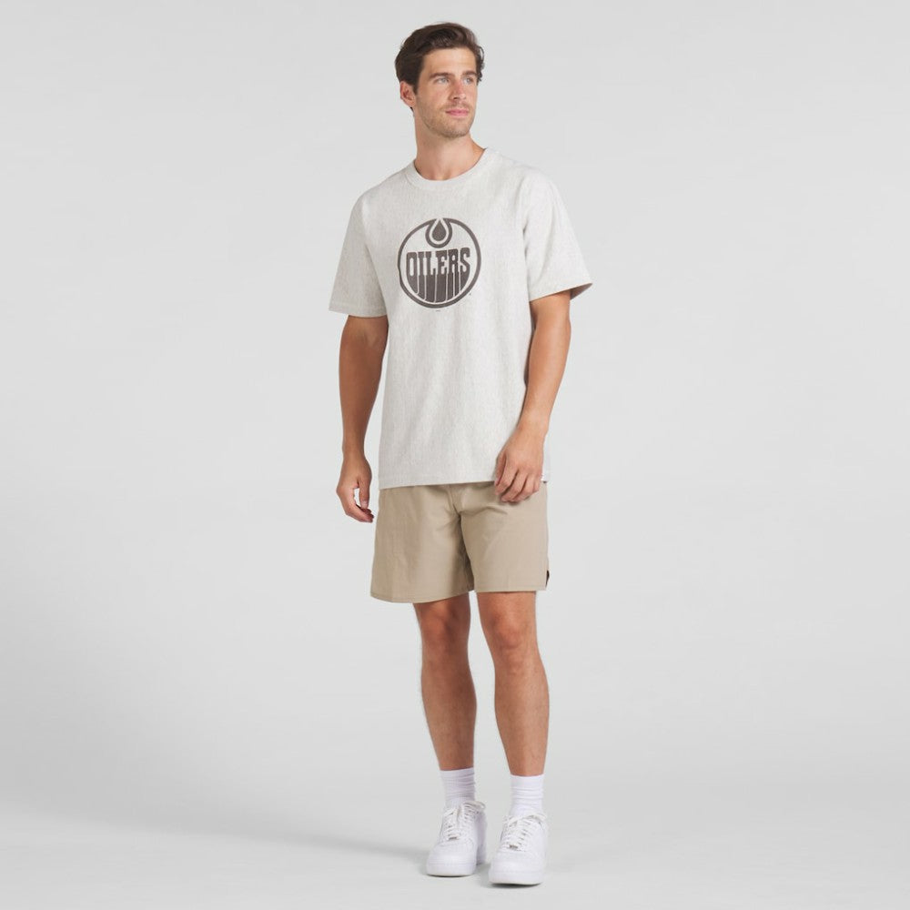 NHL Cream Edmonton Oilers Fanatics Made in Canada T-Shirt