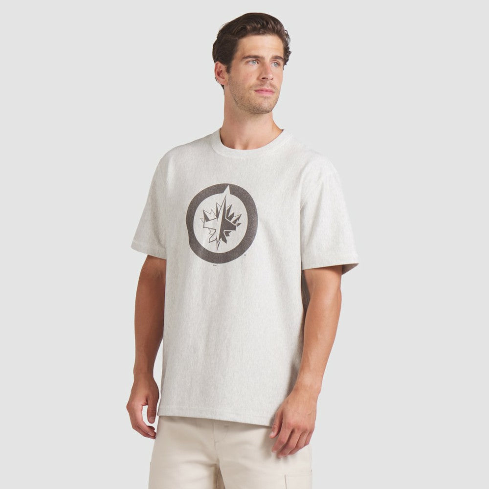 NHL Cream Winnipeg Jets Fanatics Made in Canada T-Shirt