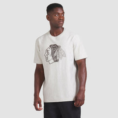 NHL Cream Chicago Blackhawks Fanatics Made in Canada T-Shirt