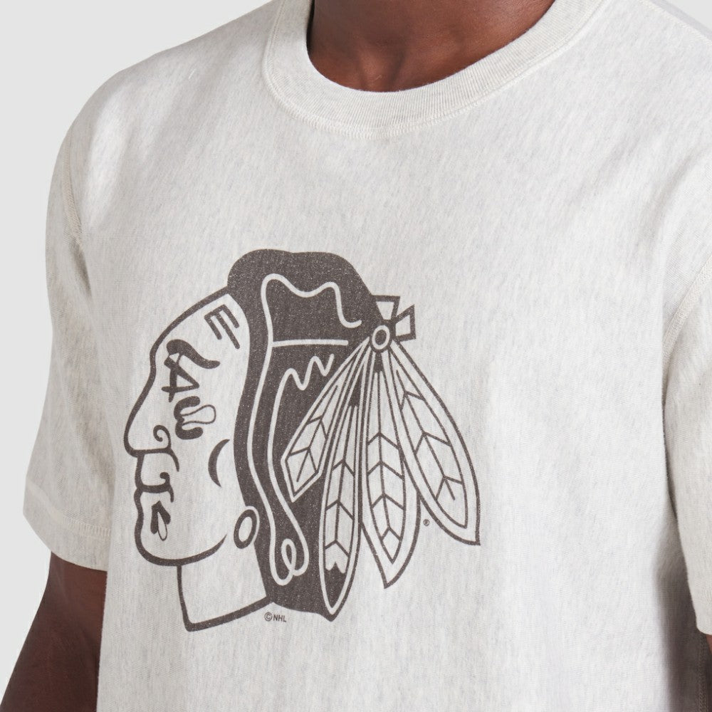 NHL Cream Chicago Blackhawks Fanatics Made in Canada T-Shirt