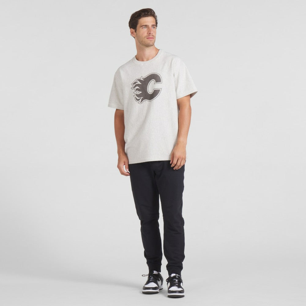 NHL Cream Calgary Flames Fanatics Made in Canada T-Shirt