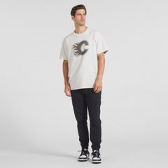 NHL Cream Calgary Flames Fanatics Made in Canada T-Shirt