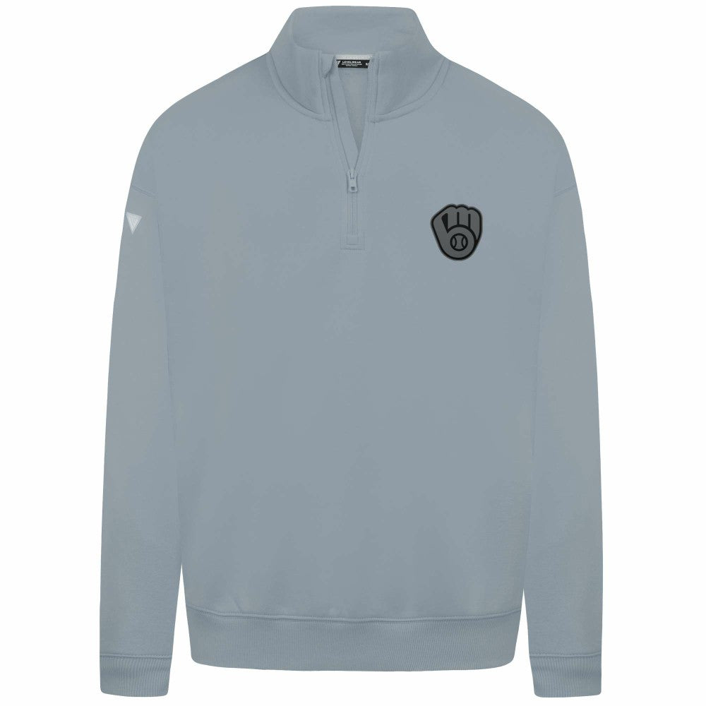 MLB Milwaukee Brewers Levelwear Murray Nightfall Quarter-Zip Top