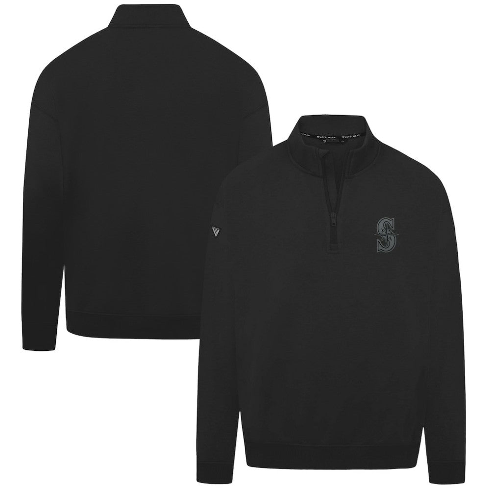 MLB Seattle Mariners Levelwear Murray Nightfall Quarter-Zip Top