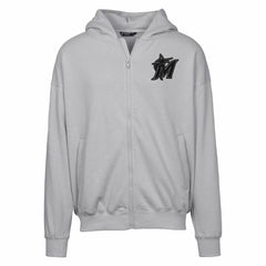 MLB Miami Marlins Levelwear Uphill Abyssal Full-Zip Hoodie