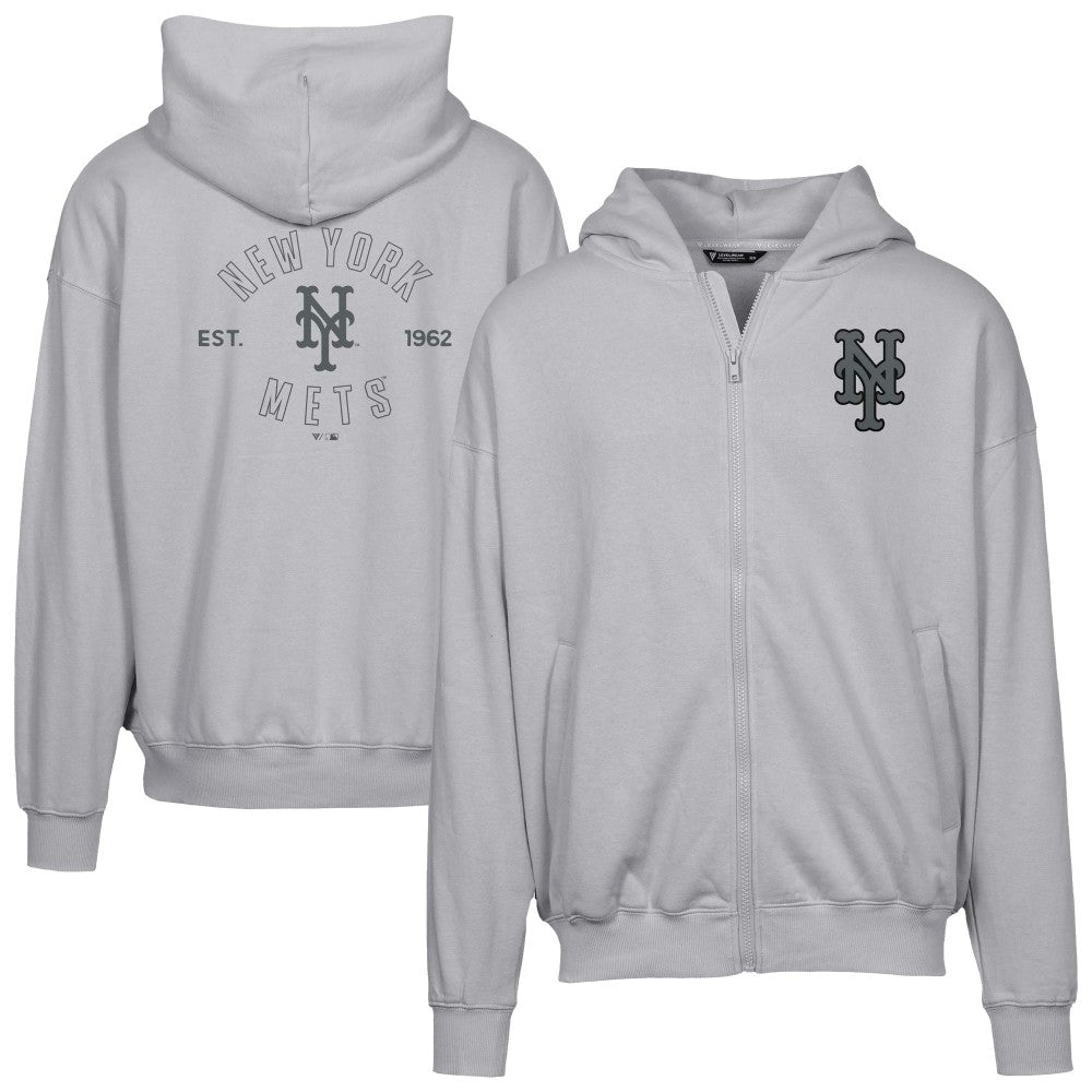 MLB New York Mets Levelwear Uphill Abyssal Full-Zip Hoodie