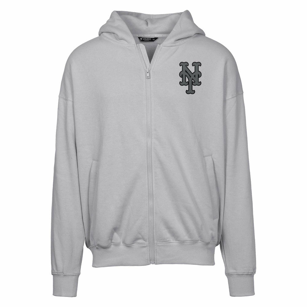 MLB New York Mets Levelwear Uphill Abyssal Full-Zip Hoodie