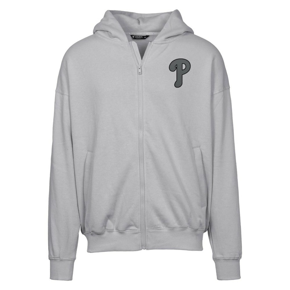 MLB Philadelphia Phillies Levelwear Uphill Abyssal Full-Zip Hoodie