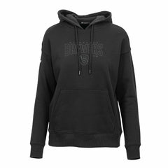 MLB Milwaukee Brewers Levelwear Women's Adorn Darkmoon Pullover Hoodie