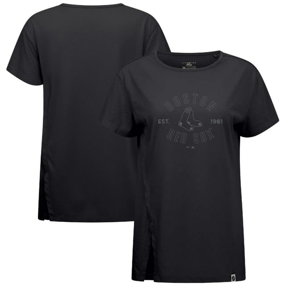 MLB Boston Red Sox Levelwear Women's Influx Abyssal T-Shirt