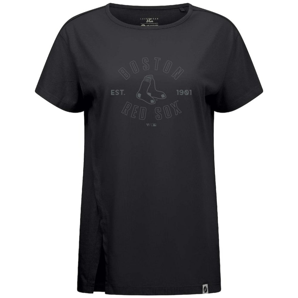 MLB Boston Red Sox Levelwear Women's Influx Abyssal T-Shirt