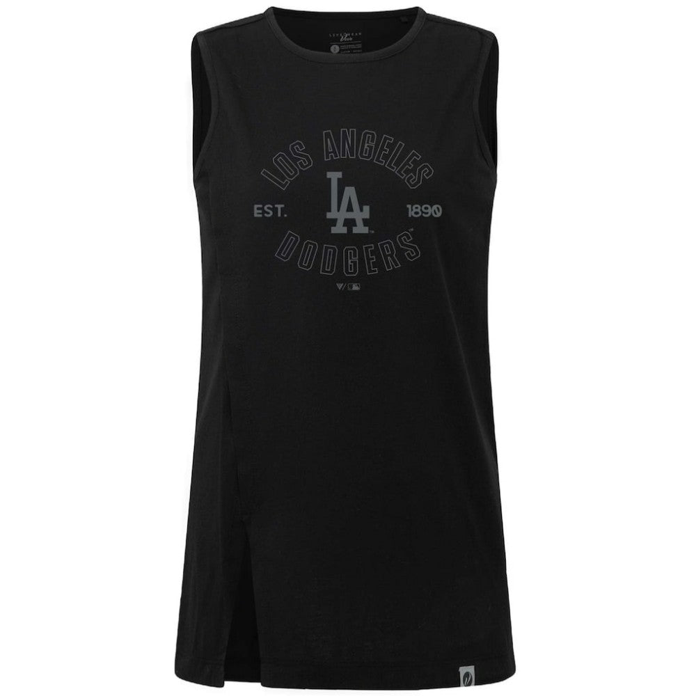 MLB Los Angeles Dodgers Levelwear Women's Influx Abyssal Tank Top