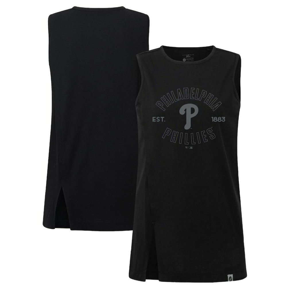 MLB Philadelphia Phillies Levelwear Women's Influx Abyssal Tank Top