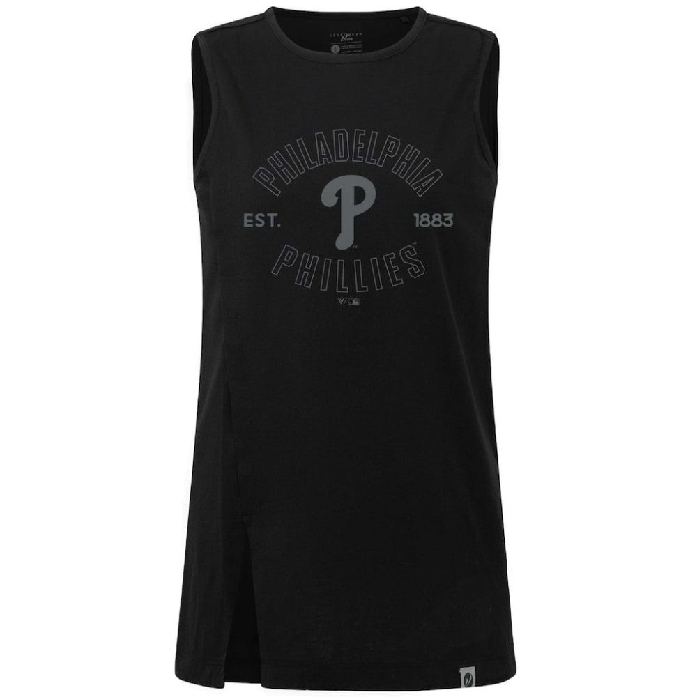 MLB Philadelphia Phillies Levelwear Women's Influx Abyssal Tank Top
