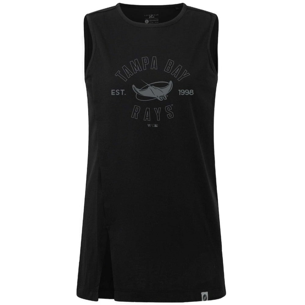 MLB Tampa Bay Rays Levelwear Women's Influx Abyssal Tank Top