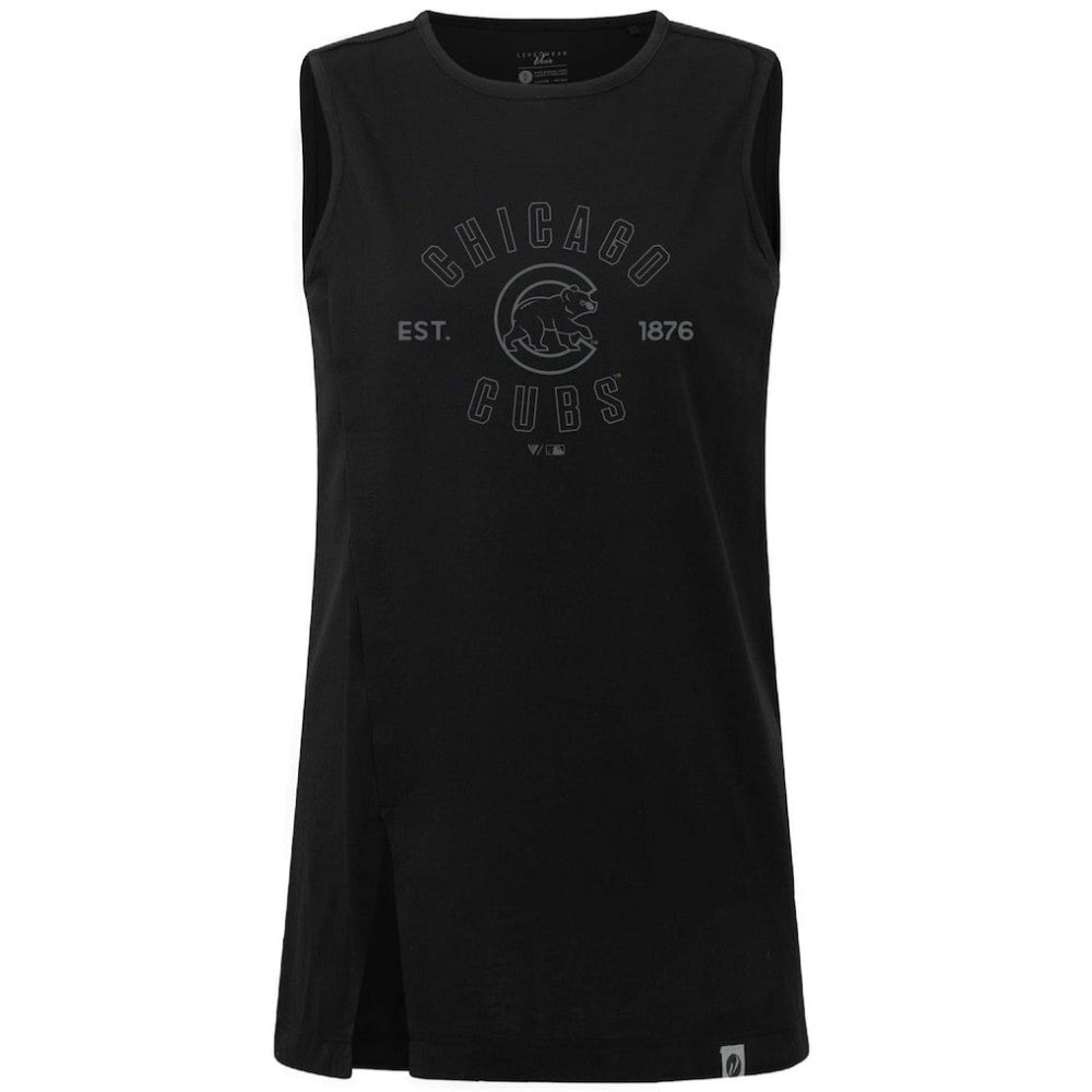 MLB Chicago Cubs Levelwear Women's Influx Abyssal Tank Top