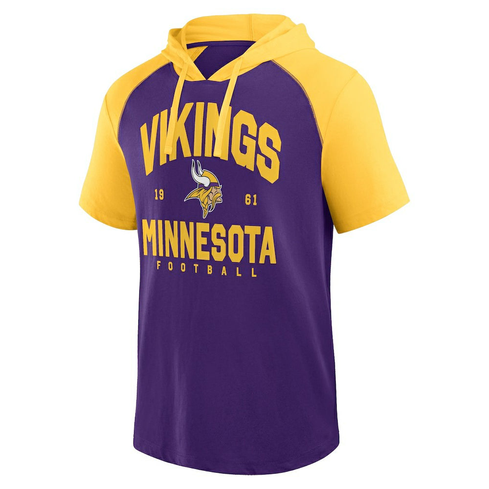 Logo Athletic Prime Hoodie T-Shirt - Minnesota Vikings
