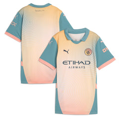 Manchester City Women's 2024/25 Fourth Replica Jersey - Puma Blue