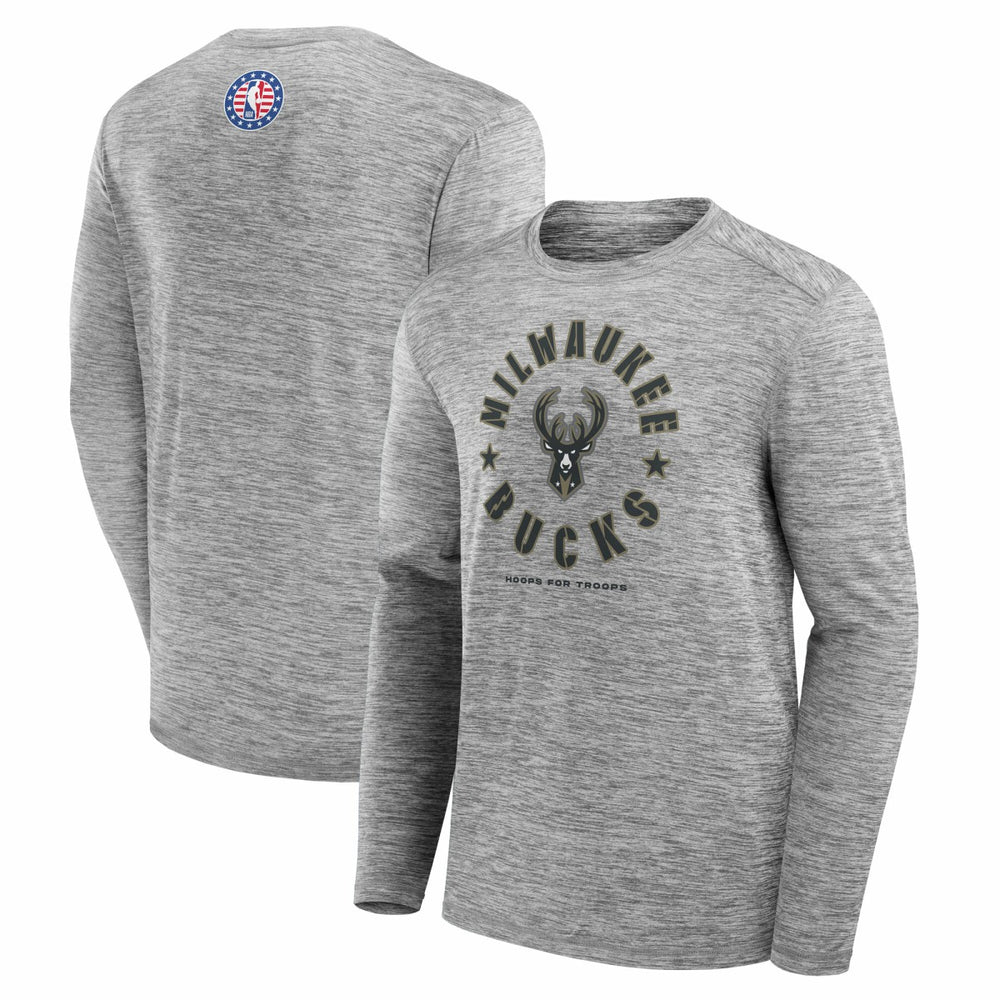 NBA Milwaukee Bucks NBA Hoops for Troops Long Sleeve T-Shirt