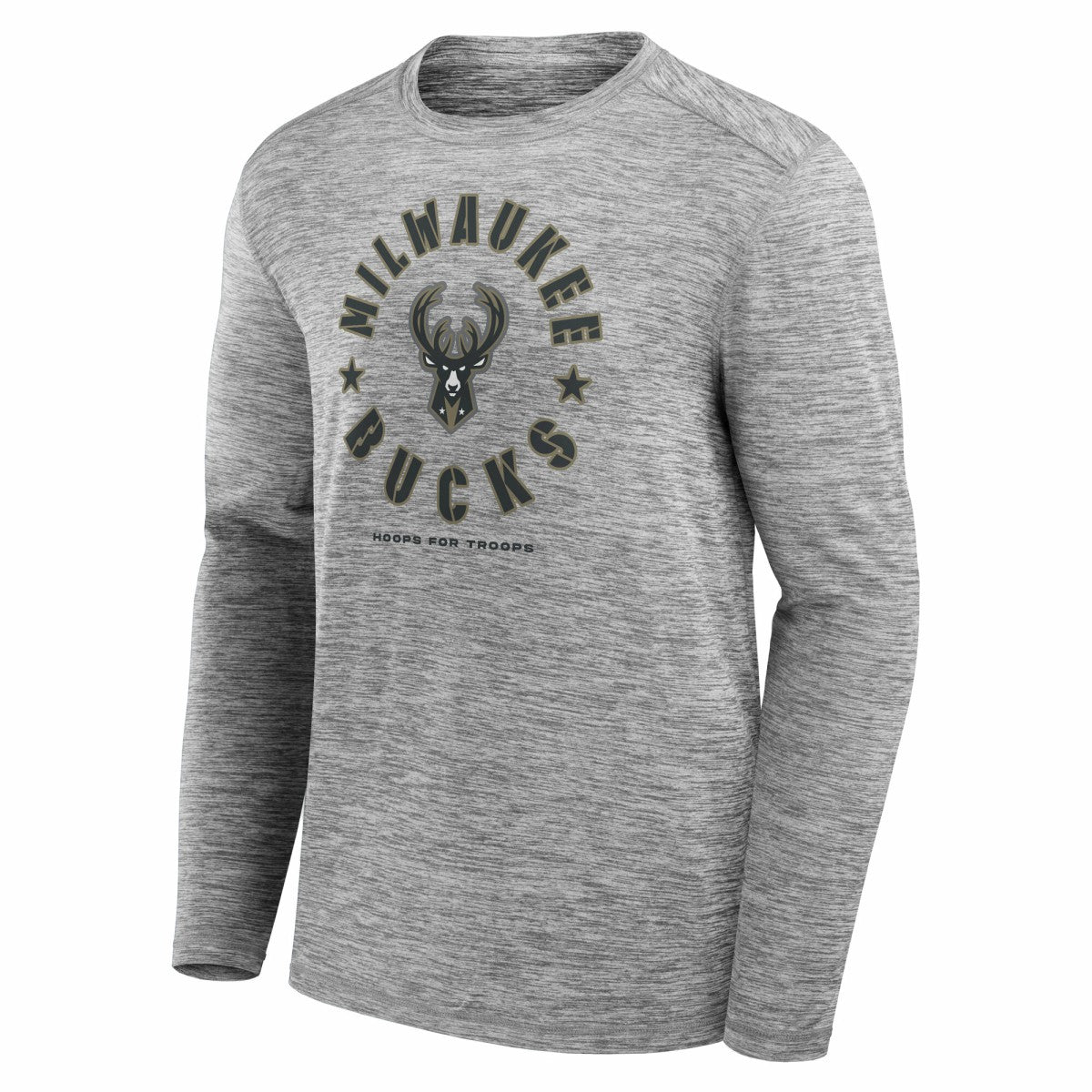NBA Milwaukee Bucks NBA Hoops for Troops Long Sleeve T-Shirt