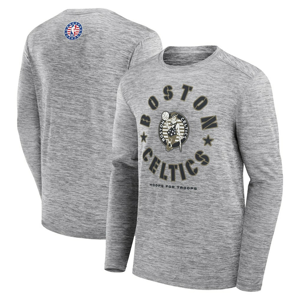 NBA Boston Celtics NBA Hoops for Troops Long Sleeve T-Shirt