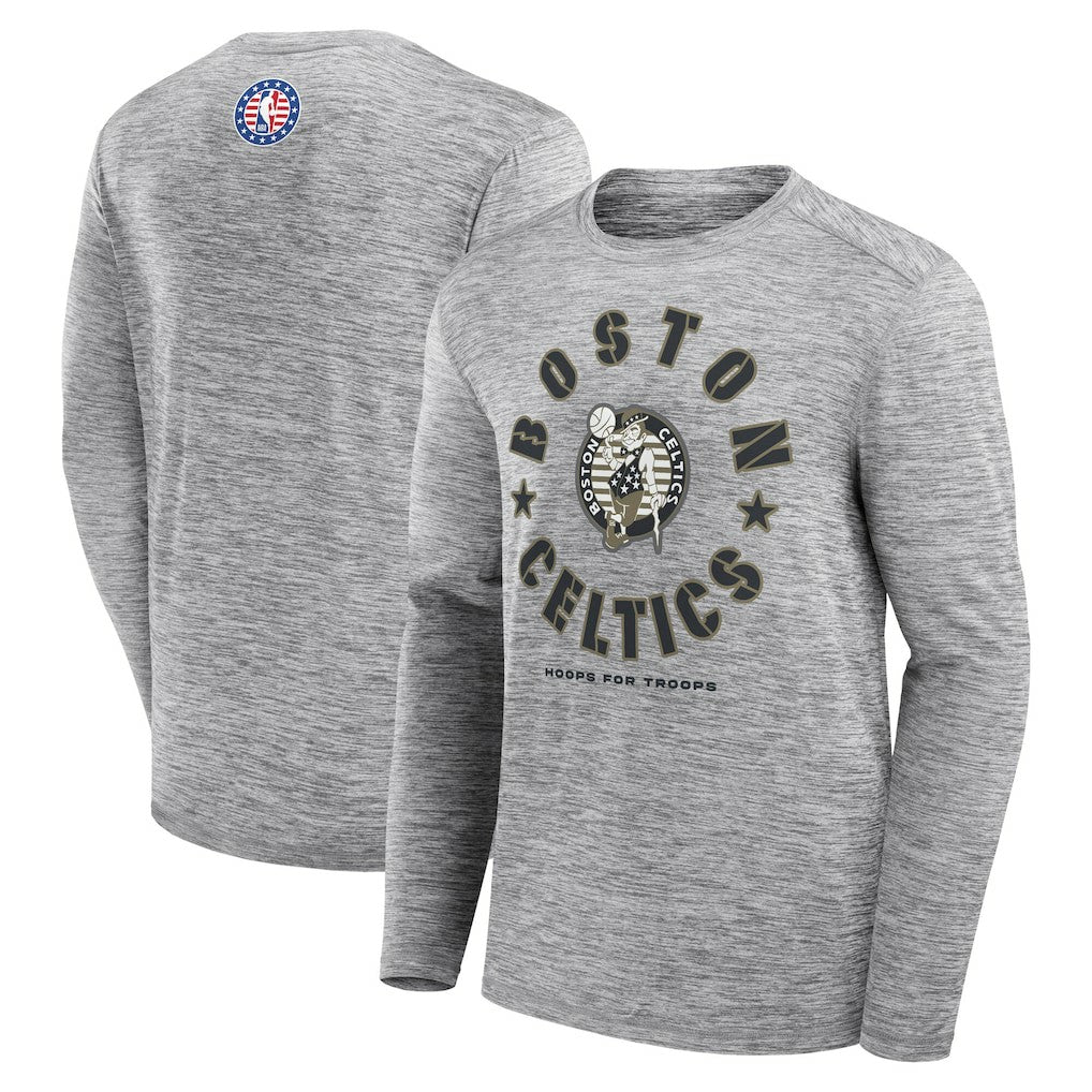 NBA Boston Celtics NBA Hoops for Troops Long Sleeve T-Shirt