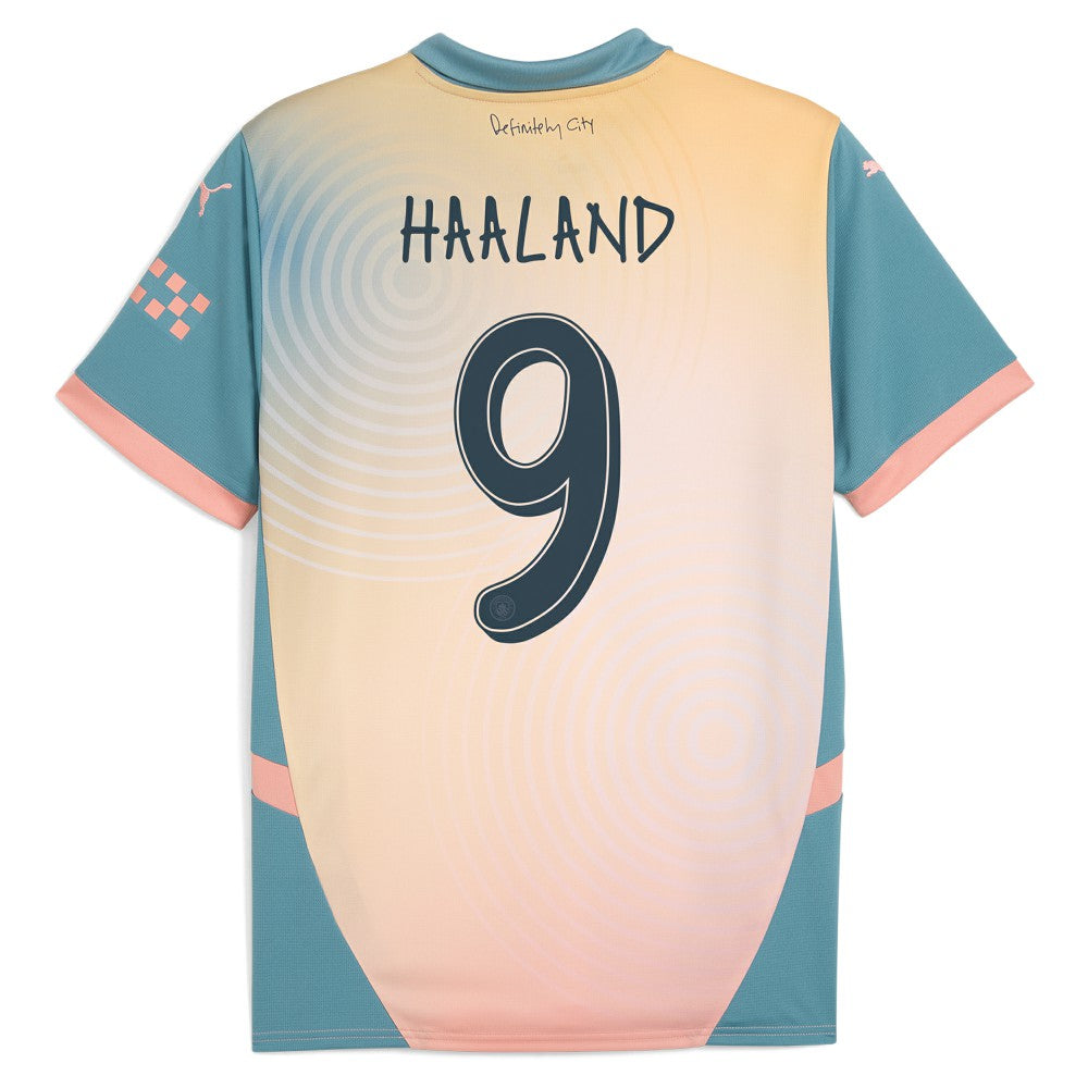 Erling Haaland Manchester City 2024/25 Fourth Replica Player Jersey - Puma Blue