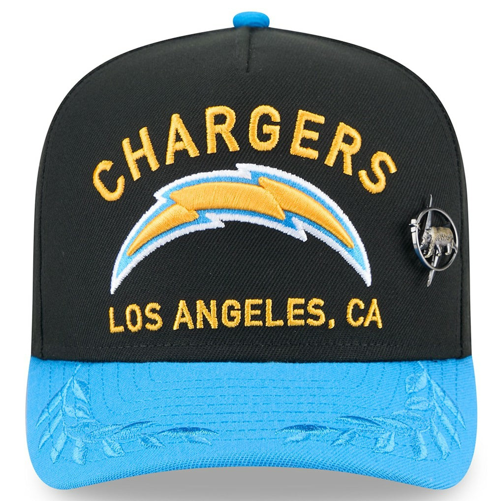 2025 NFL Draft On Stage A-Frame 59FIFTY Fitted Hat - Los Angeles Chargers