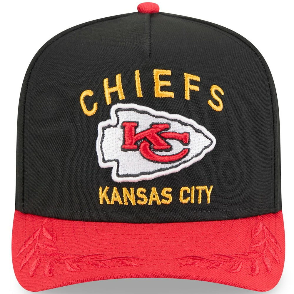 Youth 2025 NFL Draft A-Frame 9FIFTY Snapback Hat - Kansas City Chiefs