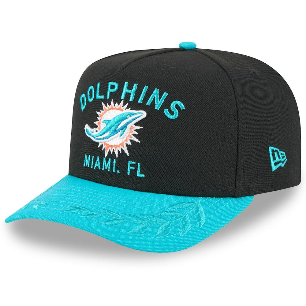 Youth 2025 NFL Draft A-Frame 9FIFTY Snapback Hat - Miami Dolphins