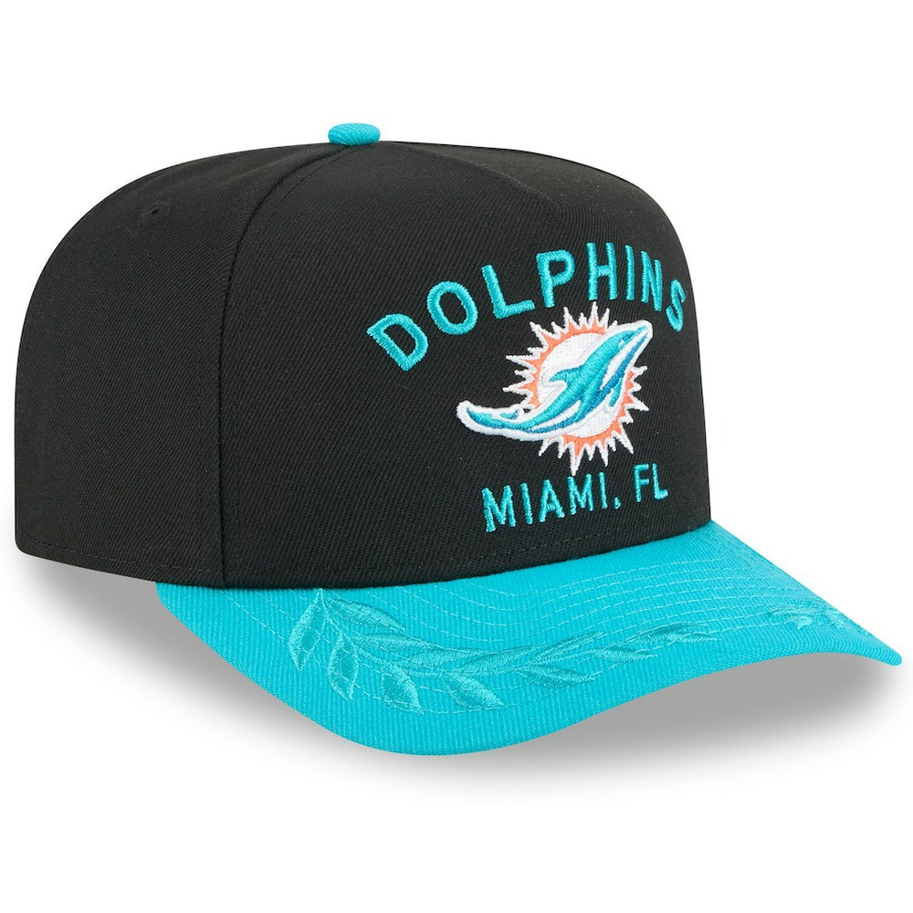 Youth 2025 NFL Draft A-Frame 9FIFTY Snapback Hat - Miami Dolphins