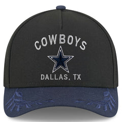 Youth 2025 NFL Draft 9FORTY A-Frame M-Crown Adjustable Hat - Dallas Cowboys