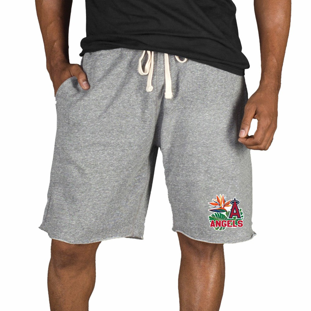 MLB Los Angeles Angels Concepts Sport Mainstream Tri-Blend Shorts