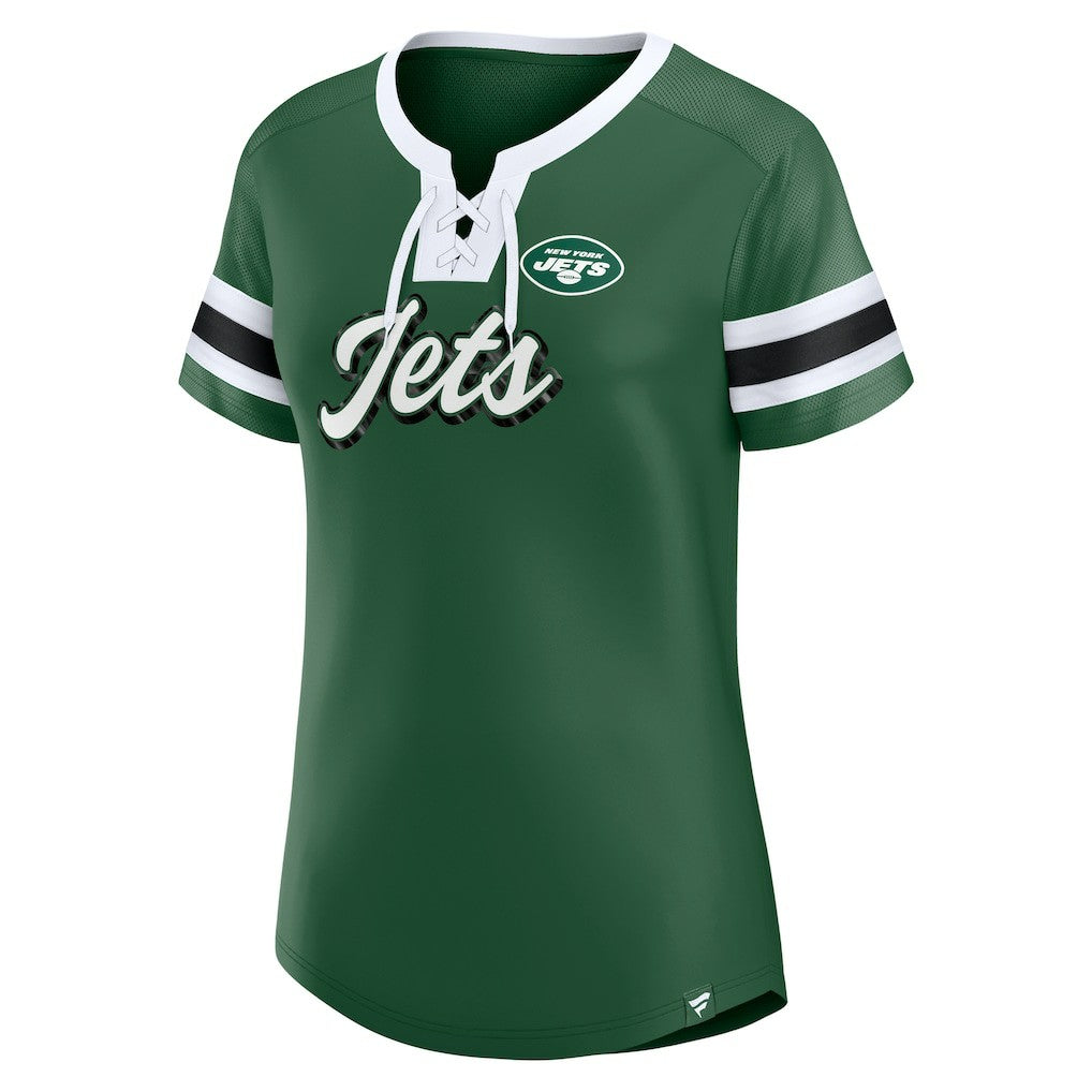 Women's Original State Lace-Up T-Shirt - New York Jets