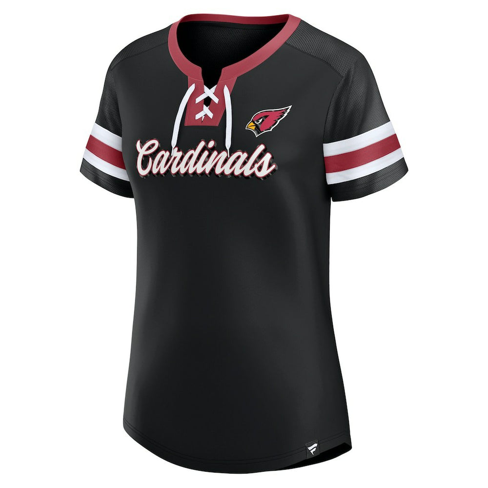 Women's Original State Lace-Up T-Shirt - Arizona Cardinals