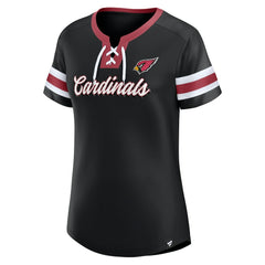 Women's Original State Lace-Up T-Shirt - Arizona Cardinals